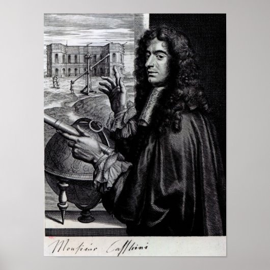 Giovanni Domenico Cassini Poster (Voorkant)