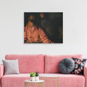 Giovanni Gerolamo Savoldo - Saint Matthew en de Canvas Afdruk (Insitu (Woonkamer))