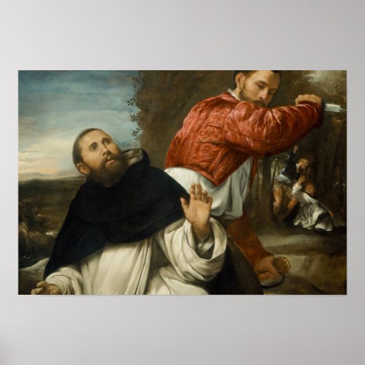 Giovanni Girolamo Savoldo - De dood van St. Peter Poster (Voorkant)