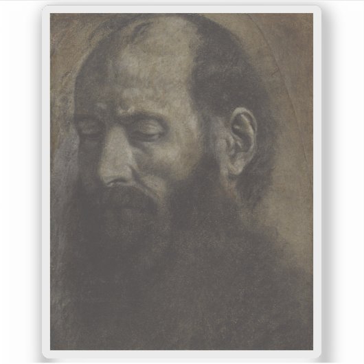 Giovanni Girolamo Savoldo - Saint Paul Sticker (Voorkant)