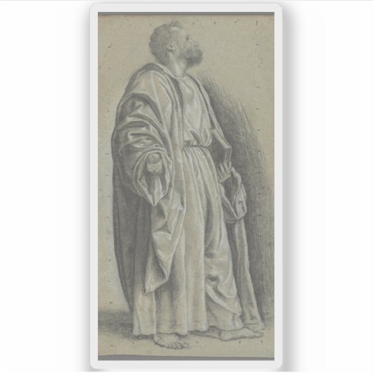 Giovanni Girolamo Savoldo - Studie voor Sint-Piete Sticker (Voorkant)
