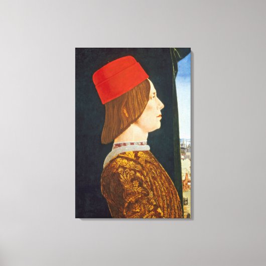 Giovanni II Bentivoglio, c. 1474-77 Canvas Afdruk (Voorkant)
