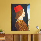 Giovanni II Bentivoglio, c. 1474-77 Canvas Afdruk (Insitu (Woonkamer))