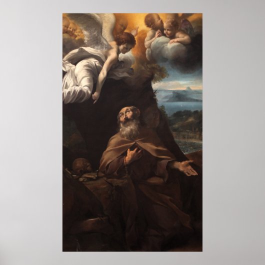 Giovanni Lanfranco - St Conrad Confalonieri - 1618 Poster (Voorkant)