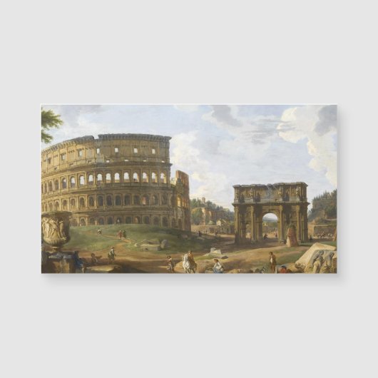 Giovanni Paolo Panini Uitzicht van het Colosseum (Voorkant)