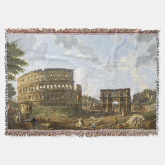 Giovanni Paolo Panini Uitzicht van het Colosseum Deken (Voorkant)