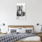 Giovanni Pico della Mirandola, uit Canvas Afdruk (Insitu (Slaapkamer))