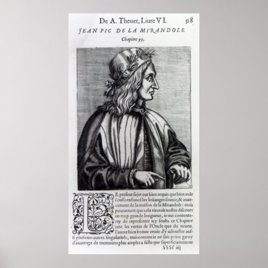Giovanni Pico della Mirandola, uit Poster (Voorkant)