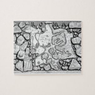 Giovanni Piranesi-Kaart van het oude Rome&Forma Ur Legpuzzel