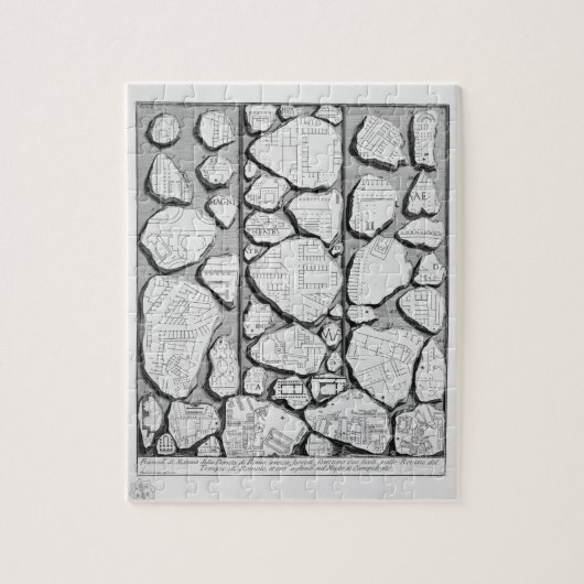Giovanni Piranesi-Kaart van het oude Rome&Forma Ur Legpuzzel (Verticaal)