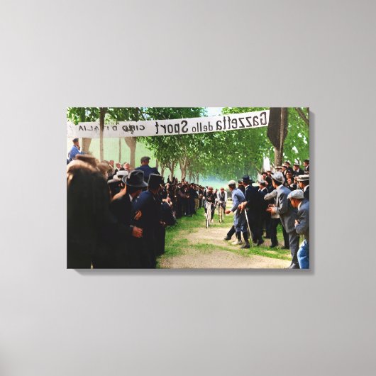 Giovanni Rossignoli etappewinnaar Giro d'Italia Canvas Afdruk (Voorkant)