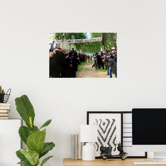 Giovanni Rossignoli etappewinnaar Giro d'Italia Poster (Thuiskantoor)