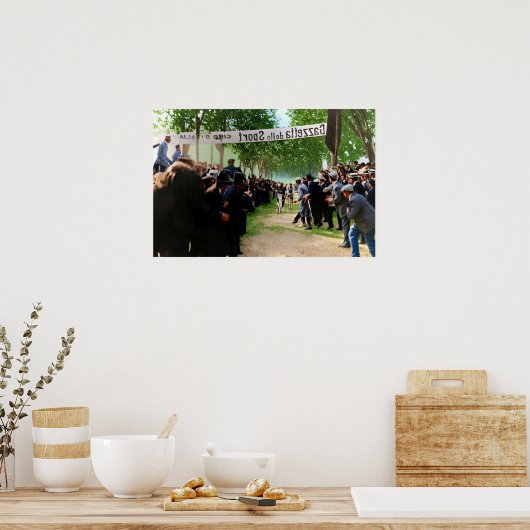 Giovanni Rossignoli etappewinnaar Giro d'Italia Poster (Keuken)