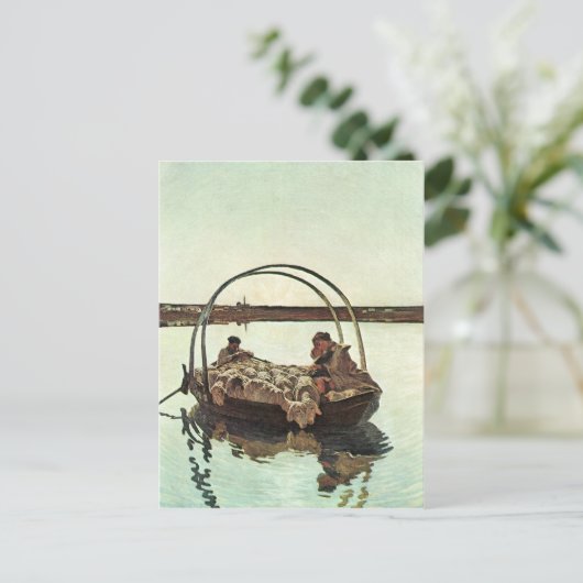 Giovanni Segantini - Ave Maria Briefkaart (Staand voorkant)