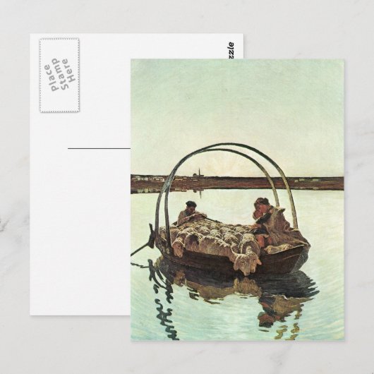 Giovanni Segantini - Ave Maria Briefkaart (Voorkant / Achterkant)