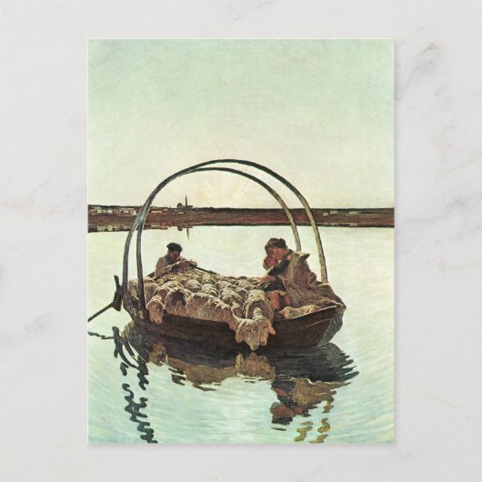 Giovanni Segantini - Ave Maria Briefkaart (Voorkant)