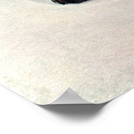 Giovanni Segantini - De pijn van rouw Poster (Hoek)