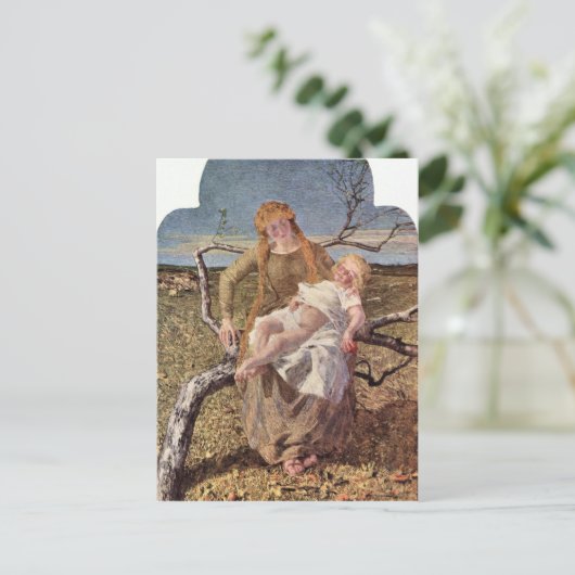 Giovanni Segantini - Fruit of Love Briefkaart (Staand voorkant)