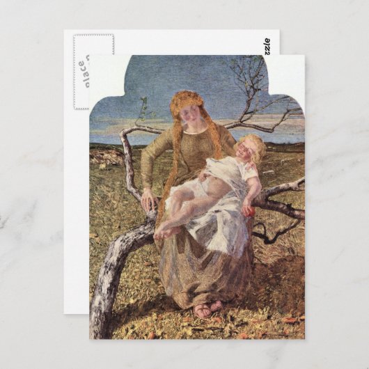 Giovanni Segantini - Fruit of Love Briefkaart (Voorkant / Achterkant)