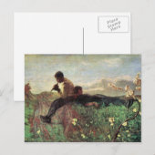 Giovanni Segantini - Idyll Briefkaart (Voorkant / Achterkant)