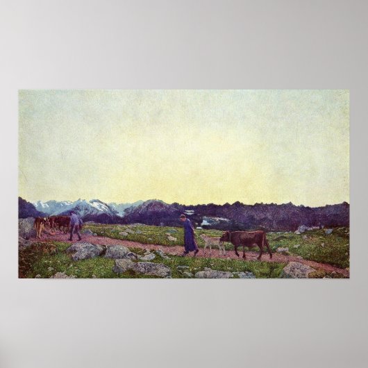 Giovanni Segantini - Natuur Poster (Voorkant)