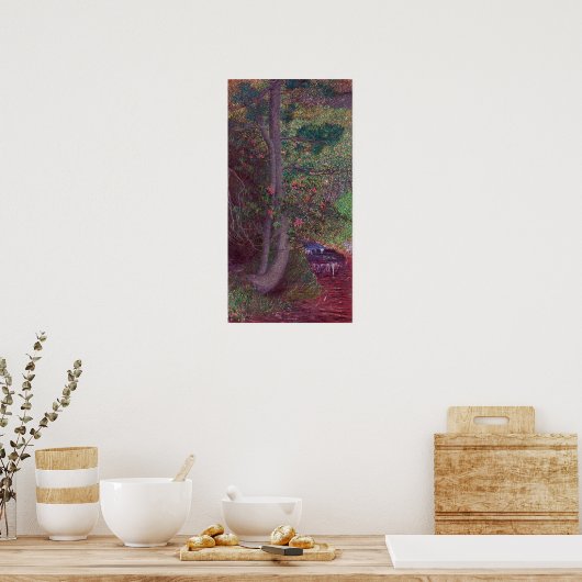 Giovanni Segantini Pine Tree Poster (Keuken)