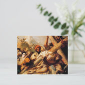 Giovanni Tiepolo-Christus's Herfst op weg naar Cal Briefkaart (Staand voorkant)