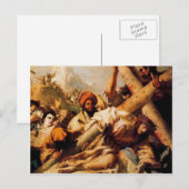 Giovanni Tiepolo-Christus's Herfst op weg naar Cal Briefkaart (Voorkant / Achterkant)