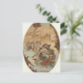 Giovanni Tiepolo: Vervoer van het Heilige Huis Briefkaart (Staand voorkant)