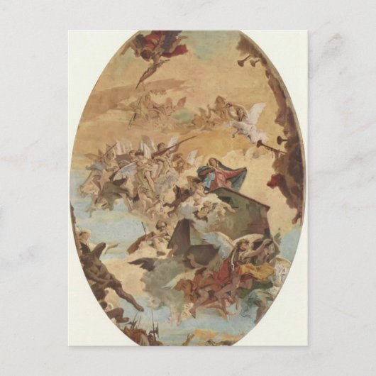 Giovanni Tiepolo: Vervoer van het Heilige Huis Briefkaart (Voorkant)