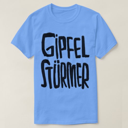 Gipfel Strmer Gipfelstrmer Bergsteiger Wandern T-shirt (Design voorkant)