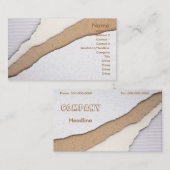 Gips Coating Visitekaartje (Voorkant / Achterkant)