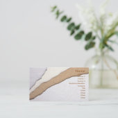 Gips Coating Visitekaartje (Staand voorkant)