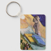 Gipsen beeldje Roos en romans Vincent van Gogh Sleutelhanger (Voorkant)