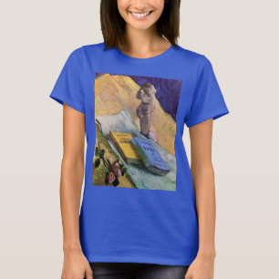 Gipsen beeldje Roos en romans Vincent van Gogh T-shirt
