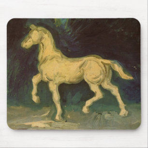 Gipsen beeldje van een paard door Vincent van Gogh Muismat