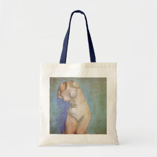 Gipsen beeldje van vrouwelijke torso door Vincent Tote Bag