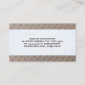 gipsmuur | stilstaand patroon visitekaartje (Achterkant)