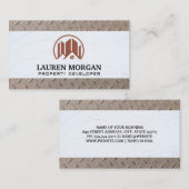 gipsmuur | stilstaand patroon visitekaartje (Voorkant / Achterkant)