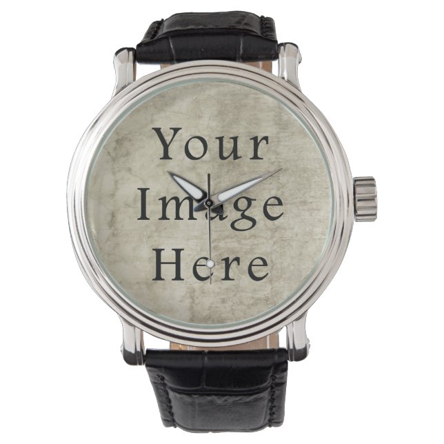  gipsplaat, bruin beige Tan, perkamentpapier Horloge (Voorkant)