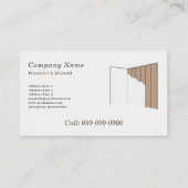 Gipsplaat en gipsplaten visitekaartje (Voorkant)