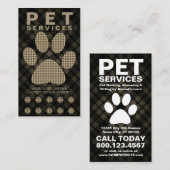 gipsplaat klantenkaartje (Voorkant / Achterkant)