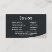 Gipsplaat Professional Visitekaartje (Achterkant)