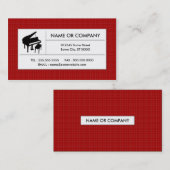 gipsplaat visitekaartje (Voorkant / Achterkant)