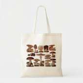 gipsplaat voor botanische druk  paddenstoelen tote bag (Voorkant)