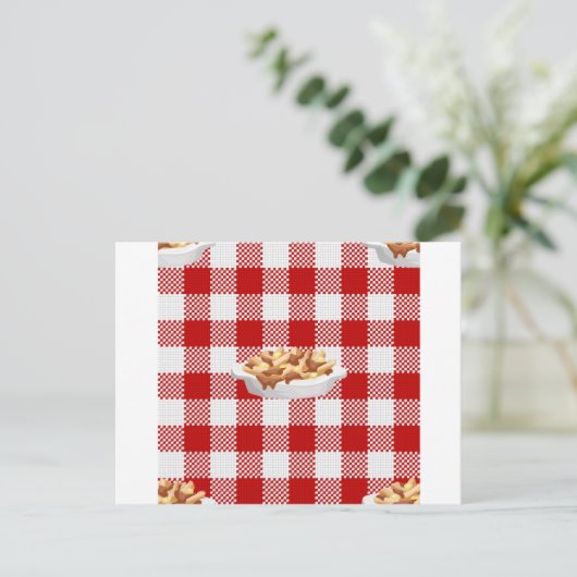 gipspoutine briefkaart (Staand voorkant)