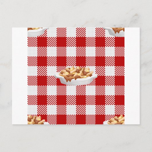 gipspoutine briefkaart (Voorkant)