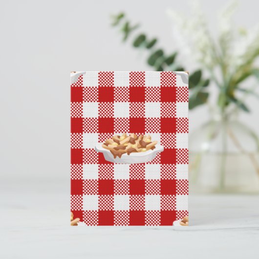 gipspoutine briefkaart (Staand voorkant)