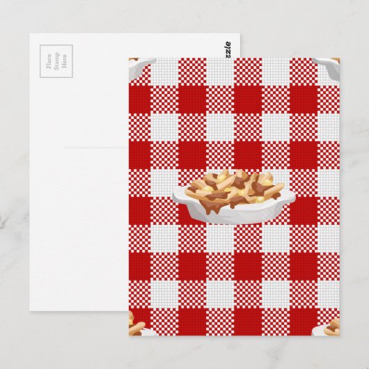 gipspoutine briefkaart (Voorkant / Achterkant)
