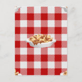 gipspoutine briefkaart (Voorkant)